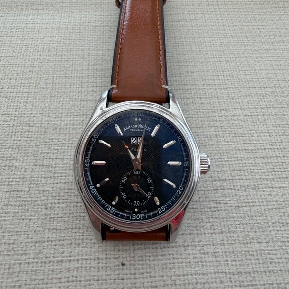 Armand Nicolet Mens Automatic Watch 9140A2-BU-P140BU2 Swiss Made - Picture 4 of 11